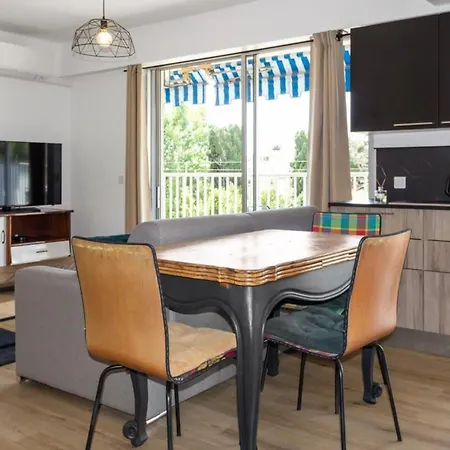 Le Mimosa - Calm - Spacious - 200m From The Sea - Parking 아파트 케인즈수르메르